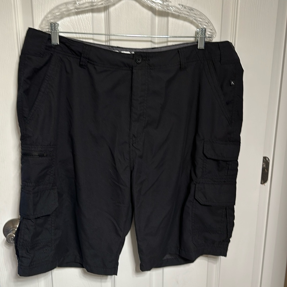 Men’s black cargo shorts. Long. From Denali. Size 40. Very soft.
